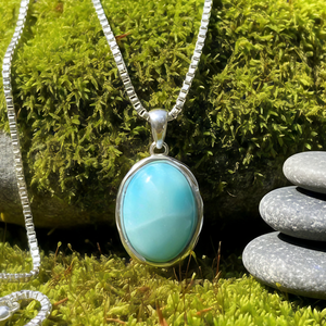 Z ARRON DESIGN Serenity Moonstone kobbertråd anheng halskjede