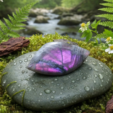 Cabochon in labradorite