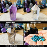 27-Piece Crystal Generator & Sphere Kit with Flash Labradorite - collection