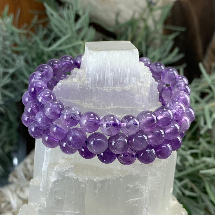 PREISTRÄGER! Mala-Amethyst-Armband – (nur Versandkosten zahlen)