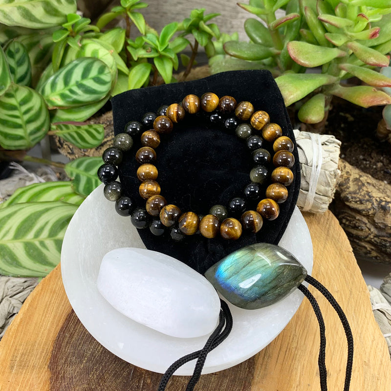 Sacral Chakra Mala armbåndssæt🌈