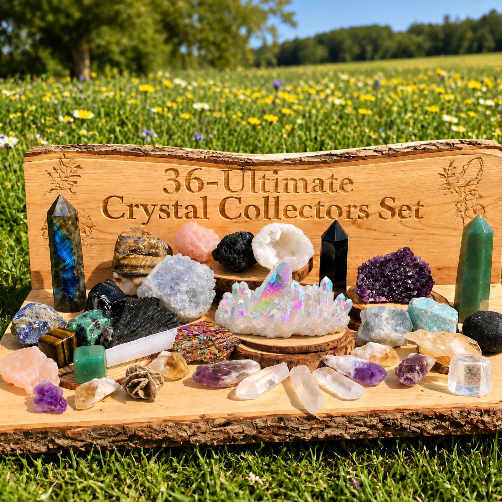 36-Piece Ultimate Crystal Collectors Kit – Spirit Magicka