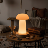 Luce d'atmosfera in cristallo (piramide media di quarzo chiaro)