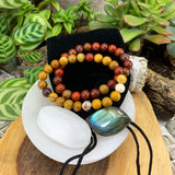 Solar Plexus Chakra Mala armbåndsett🌈