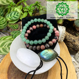 Heart Chakra Mala armbåndsett🌈