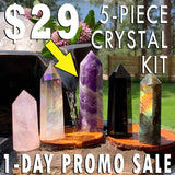5-Piece Crystal Point Set only $29 1-Day-Promo Sale