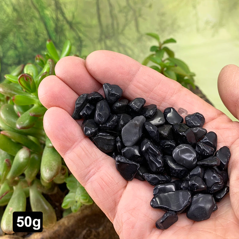 Obsidyen Mini Değerli Taşlar (50 Gram / 1.7oz Lot)