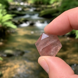 Ametyst hellig geometri facetteret krystal