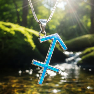 Z ARRON DESIGN Serenity Moonstone kobbertråd anheng halskjede