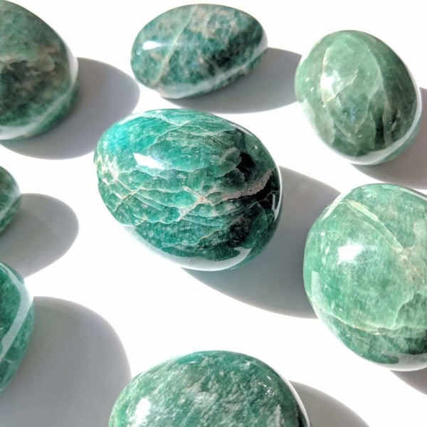 Amazonite Palmstone - palmstone