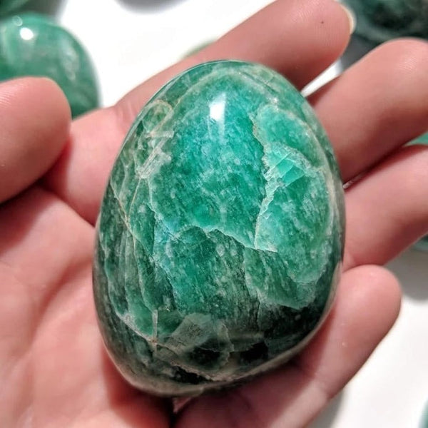 GRATIS GIVEAWAY! Amazonite Palmstone - (Betal bare forsendelsesomkostninger)