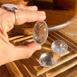 Ellipse culbutée à quartz clair