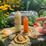 Z ARRON DESIGN Serenity Moonstone kobbertråd anheng halskjede