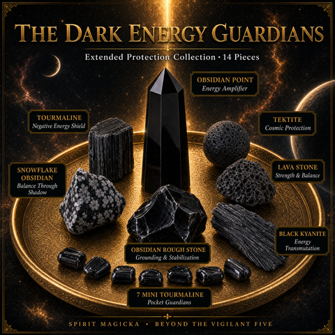 16-delers Dark Energy Guardian Stones-pakkesett 👉 40 % rabatt