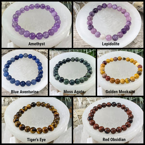 Seven Chakra Mala Stone Bracelet (7-Piece Set)