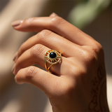 Z ARRON DESIGN Serenity Moonstone kobbertråd anheng halskjede