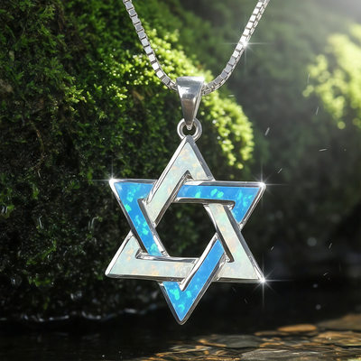 Z ARRON DESIGN Collier avec pendentif en fil de cuivre et pierre de lune Serenity