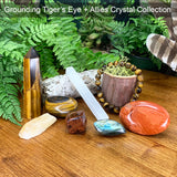 Grounding Tiger's Eye + Collection de cristaux alliés