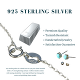 Z ARRON DESIGN Serenity Moonstone kobbertråd anheng halskjede