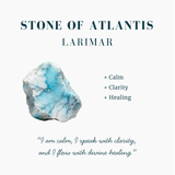 Z ARRON DESIGN Collier avec pendentif en fil de cuivre et pierre de lune Serenity