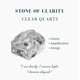 Klar kvarts hellig geometri facetteret krystal