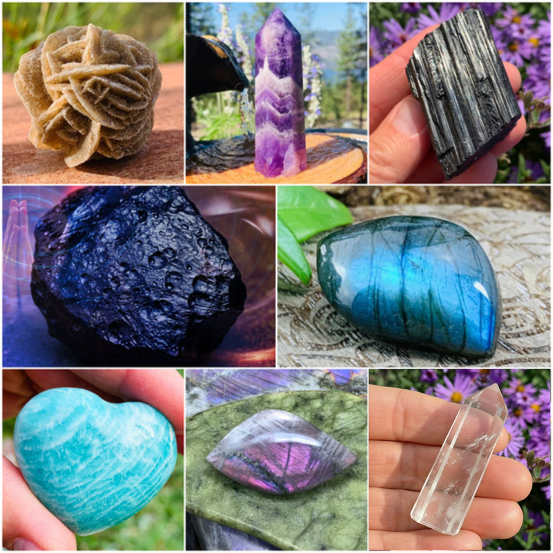 Crystal Allies Kit - 8 Powerful Specimens (SAVE 60% Bundle Deal