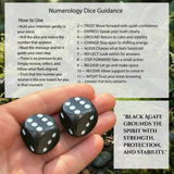 🎲 Black Agate — Intention & Decision Dice