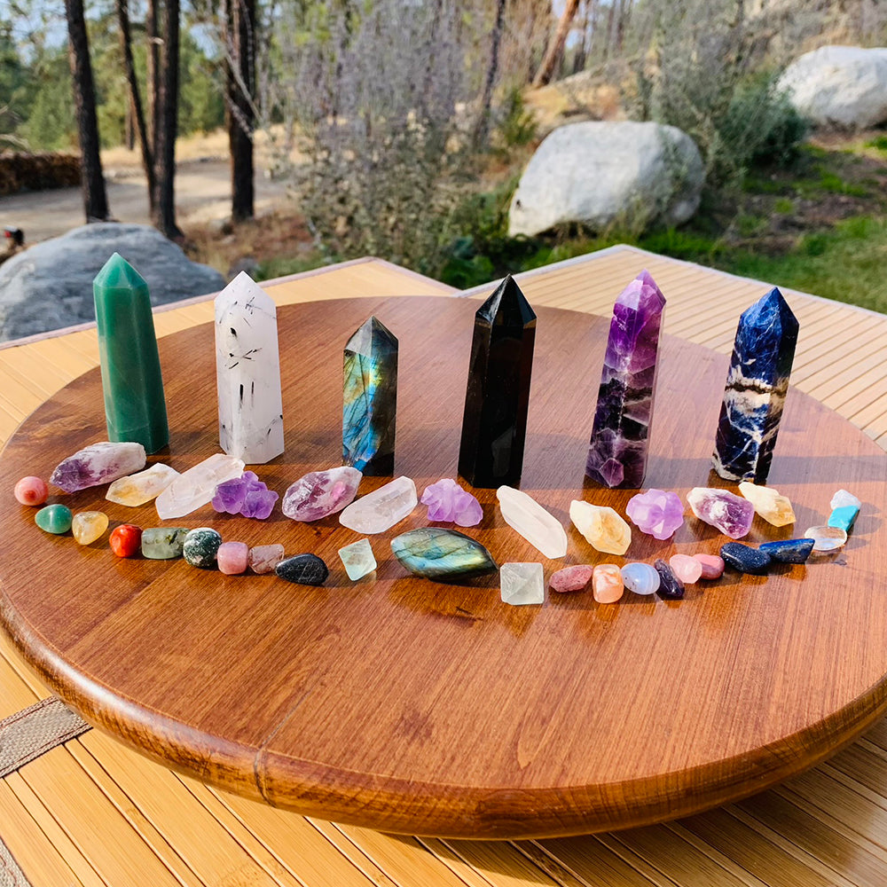Crystal Set 42-Piece Crystal Collectors Bundle Set โ Spirit Magicka