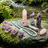 Z ARRON DESIGN Serenity Moonstone koperdraad hanger ketting