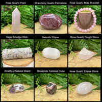 Self-Love Rose Quartz + Allies Crystal Collection