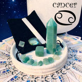♋ Kreft - 21. juni - 22. juli - Zodiac Crystal Fusion-sett med veske