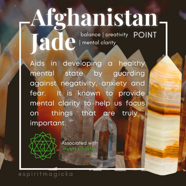 OFERTA GRATUITA! Kit de cristal de jade do Afeganistão (9 peças) - (basta pagar o custo do frete)