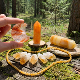 Z ARRON DESIGN Serenity Moonstone kobbertråd anheng halskjede