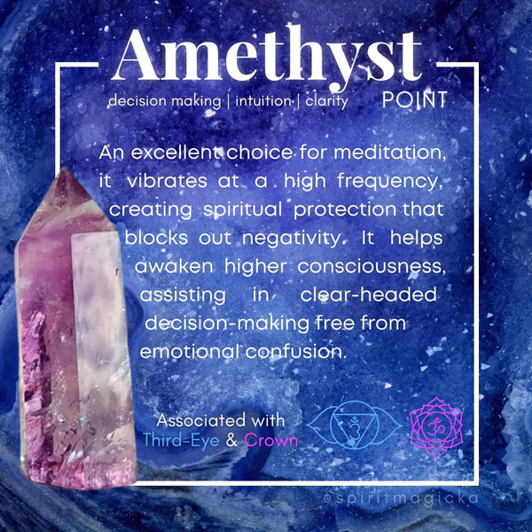 FREE GIVEAWAY! Amethyst Crystal Set (7 Pieces) - (Just Pay Cost of Shipping)