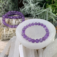 Bracciale Mala con ametista e custodia in velluto