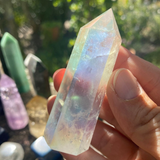 CONCOURS GRATUIT ! Cristal de quartz Angel Aura - (Payez simplement les frais d’expédition)