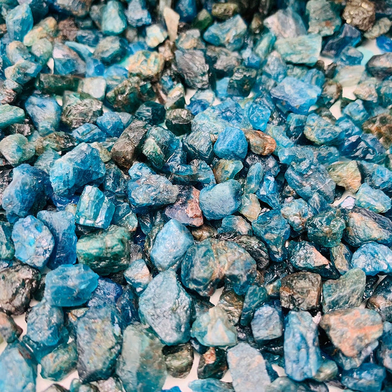 WORKING ON Apatite Rough Mini Gemstones (250 Grams) - tumbledstone