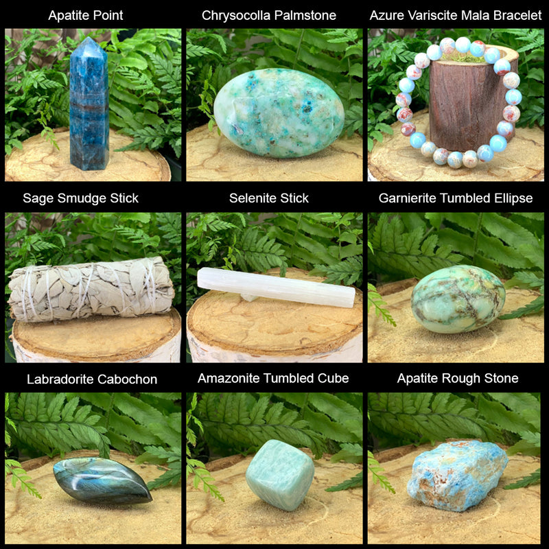 Inspirational Apatite + Allies Crystal Collection