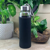 WWW NEW - PRICING -Aventurine Gem Pod Crystal Water Bottle - water