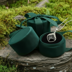 Z ARRON DESIGN Collier avec pendentif en fil de cuivre et pierre de lune Serenity