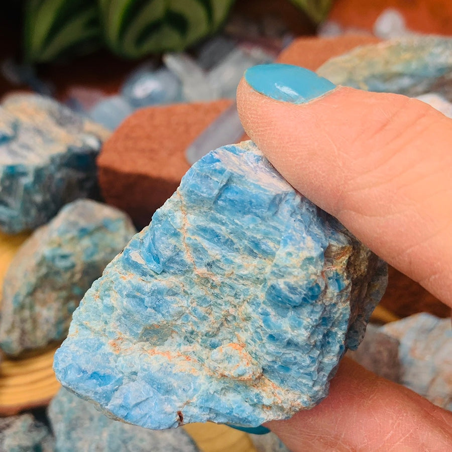 Cristaux D'apatite Naturelle - Lot De 13,10 Carats, Brut, Sans Emballage