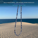 Blue Aventurine - 5th Chakra Stone Necklace