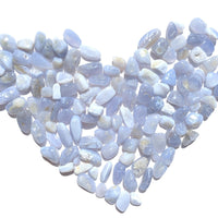 Blue Lace Agate Tumbled Stone - tumbledstone