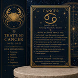♋ Kreft - 21. juni - 22. juli - Zodiac Crystal Fusion-sett med veske