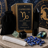 ♑ Capricorne - 22 décembre - 19 janvier - Ensemble Zodiac Crystal Fusion avec pochette