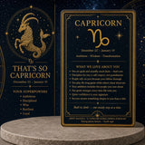 ♑ Capricorne - 22 décembre - 19 janvier - Ensemble Zodiac Crystal Fusion avec pochette
