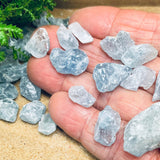 WORKING ON Celestite Mini Gemstones (50 Grams / 1.7oz Lot) - tumbledstone