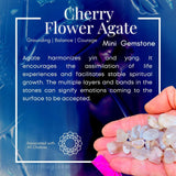Cherry Flower Agate Mini Gemstones (50 Gram / 1.7oz. Lot)