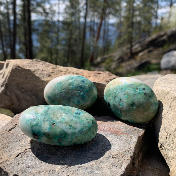 FREE GIVEAWAY! Chrysocolla Palmstone