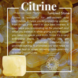 Citrine Tumbled Cube - tumbledstone